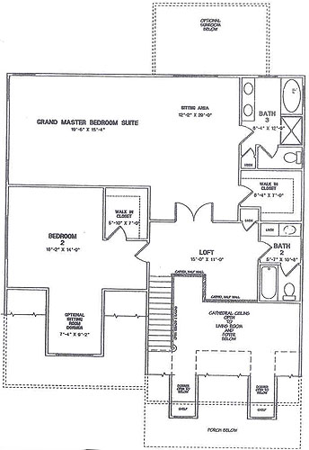 second floor plan