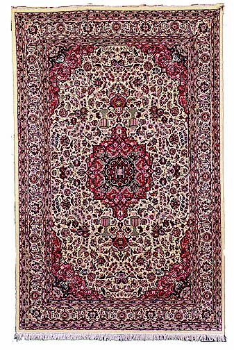 Ivory Kashan Carpet